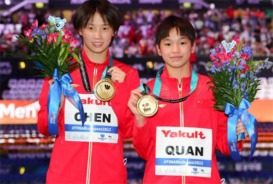全红婵陈芋汐领先日本85分 女双十米台以碾压成绩夺冠